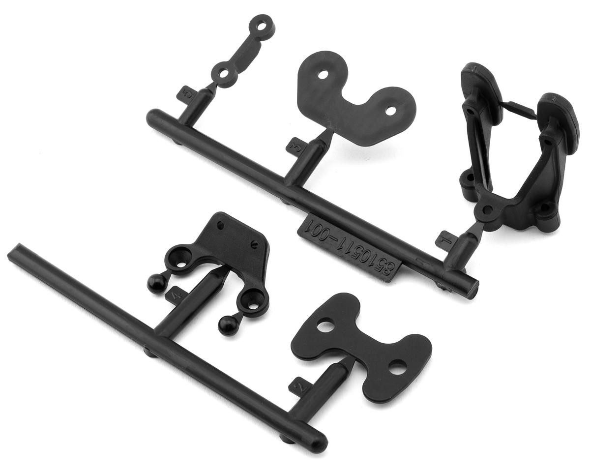 Team Associated RC10B7 Rear Wing & Body Mounts Set [ASC92417]