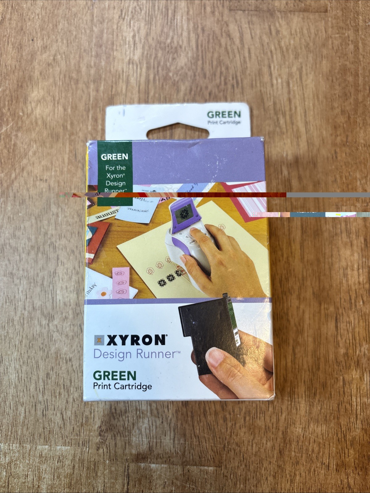 Xyron Design Runner Green Ink Print Cartridge Sealed NEW