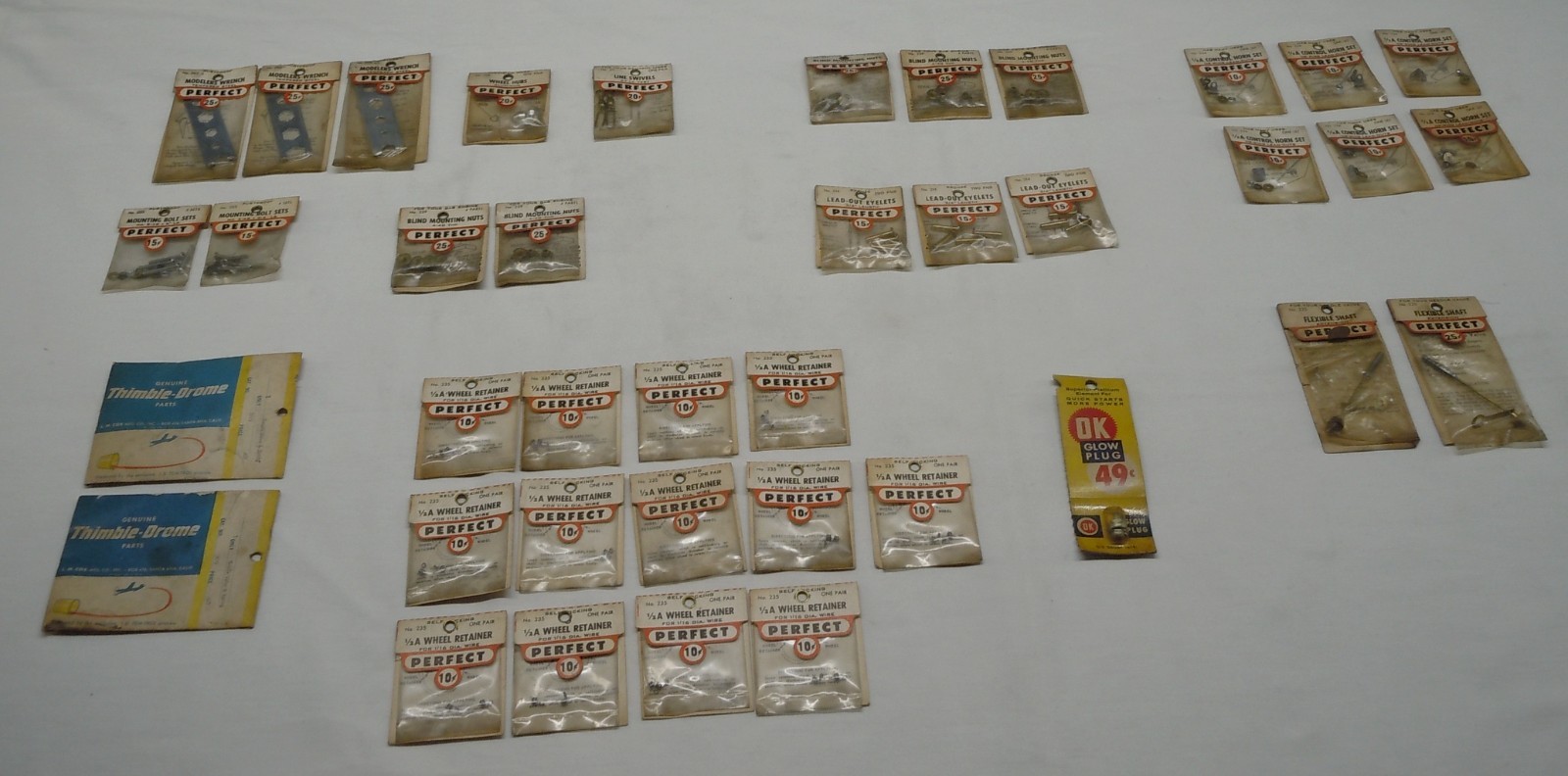 Vintage PERFECT Model Airplane Assorted Parts Lot NEW