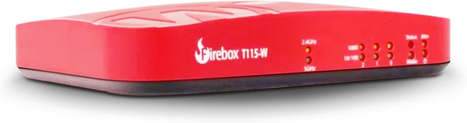 WatchGuard Firebox T115-W Firewall with 1 YR Basic Security Suite WGT116031
