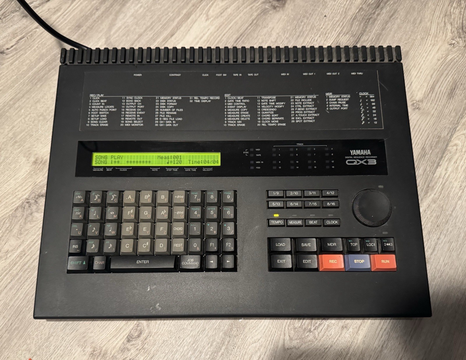 Yamaha QX3 MIDI Sequencer Vintage Linear Sequence Synthesizer Recorder Synth