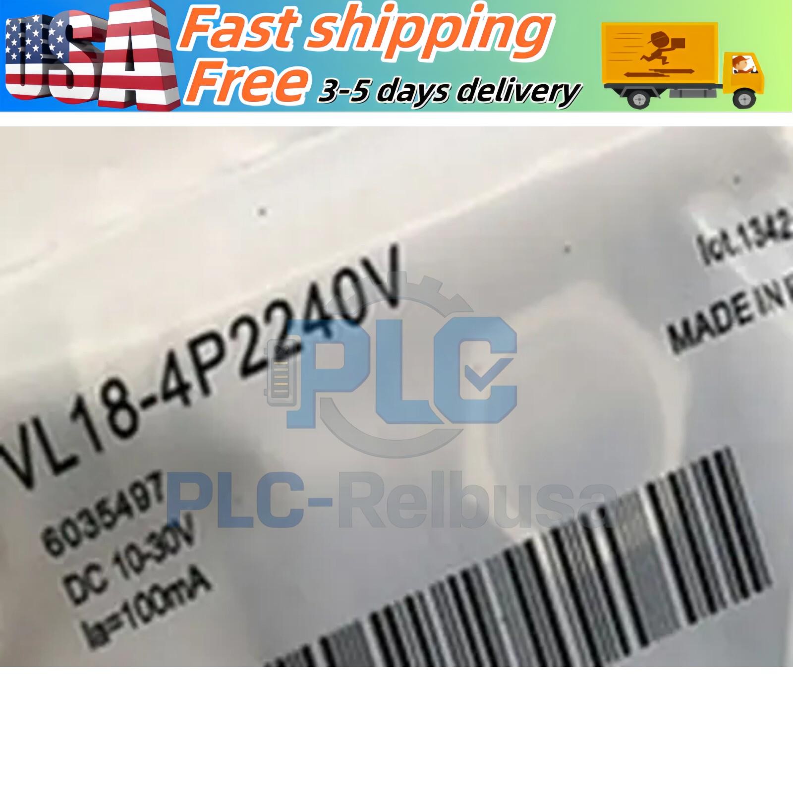 US FREE TAX  SICK VL18-4P2240V VL184P2240V 6035497 Reflective Photoelectric