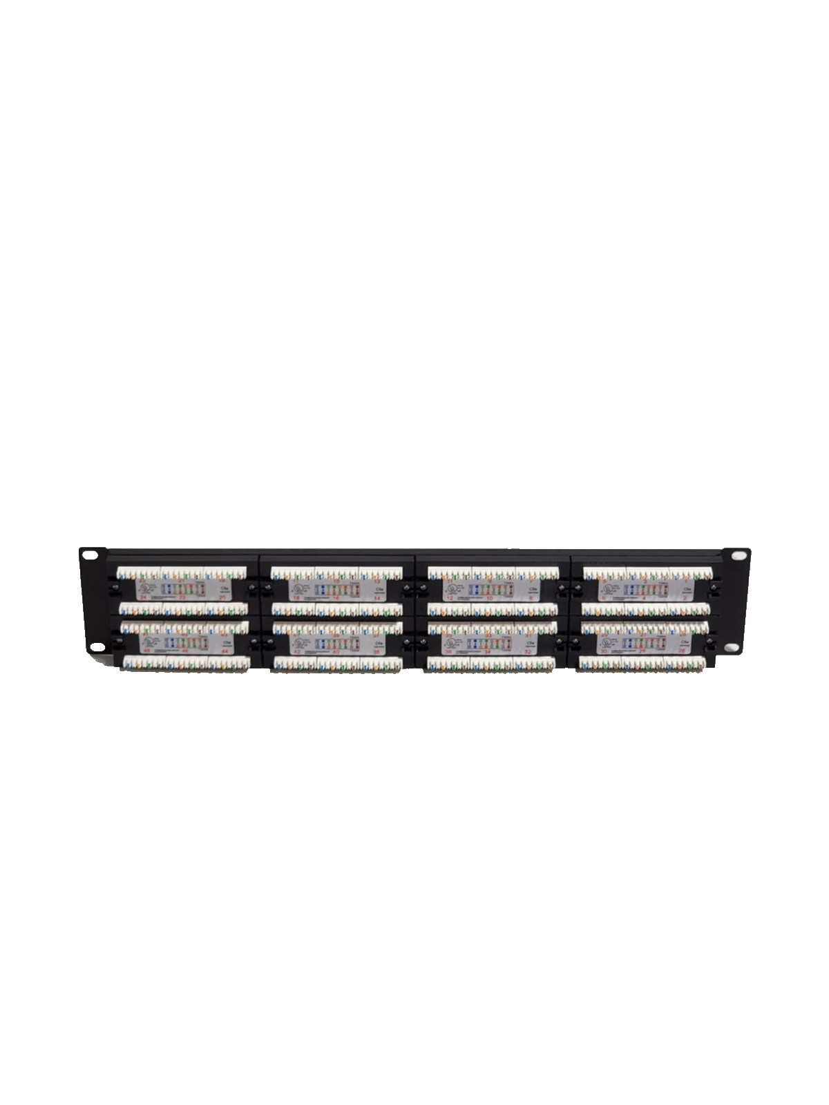 SR Components CAT5e 48-PORT RACK-MOUNT PATCH PANEL NEW.