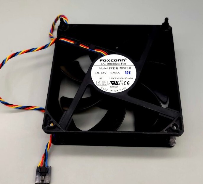 Foxconn PV123812DSPF01 - Dell 120mm x 38mm Fan - 12V 0.90A 4pin 0NN495