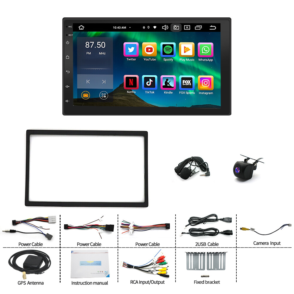 For 2001 2002 2003 INFINITI QX4 Android 14 Navi CarPlay Car Stereo Radio GPS