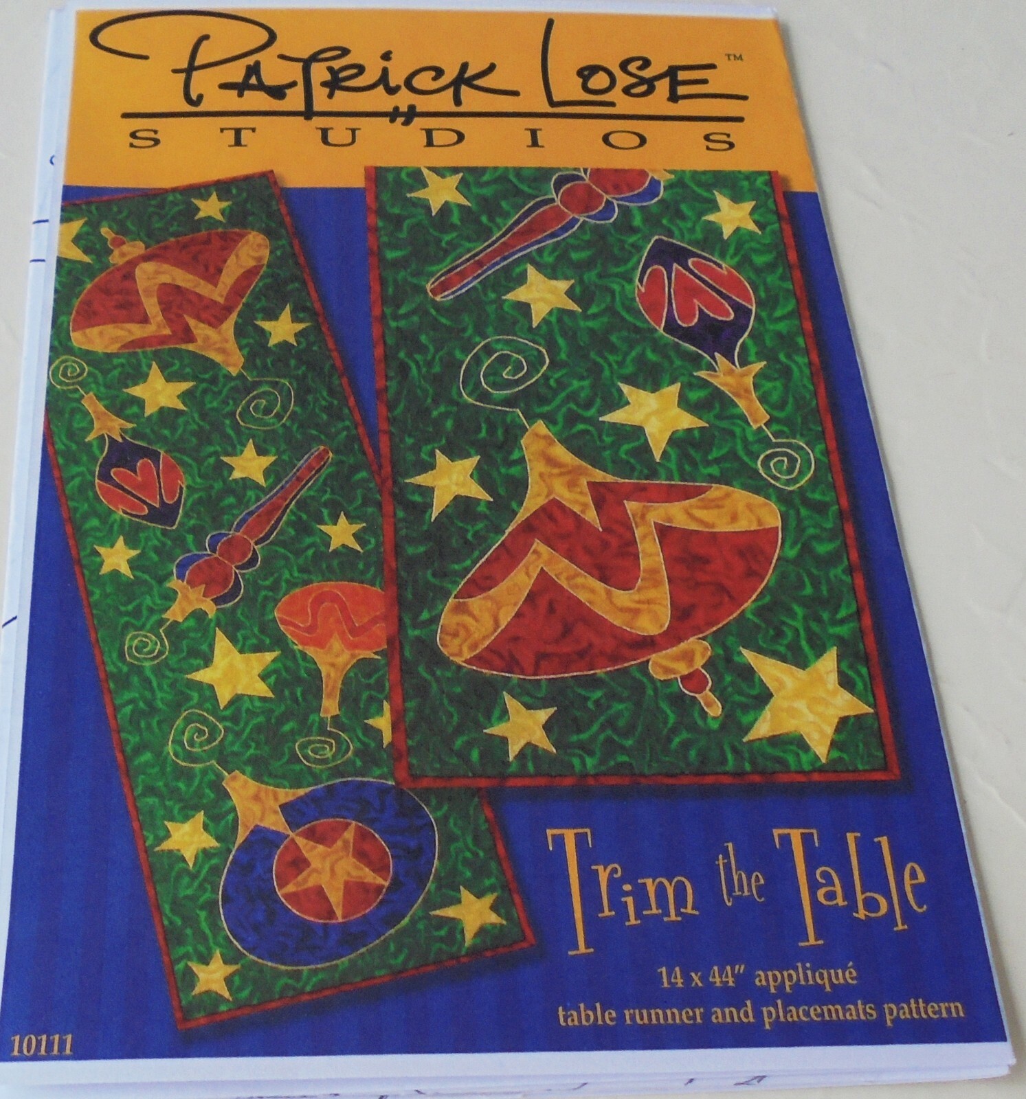 Patrick Lose Studios Trim The Table Table Runner Placemats Quilt Pattern