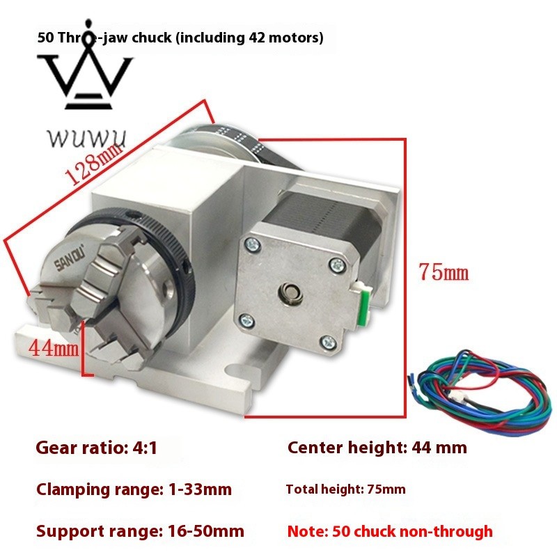 Tailstock and Rotary A Axis 4th Axis for CNC Router Engraver Milling Machine