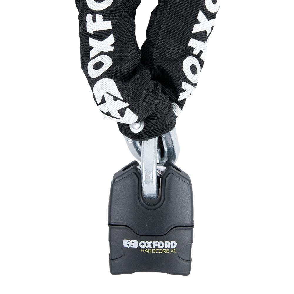 Oxford Hardcore XC13 Heavy Duty Motorcycle Bike Security Chain & Lock 1.5M