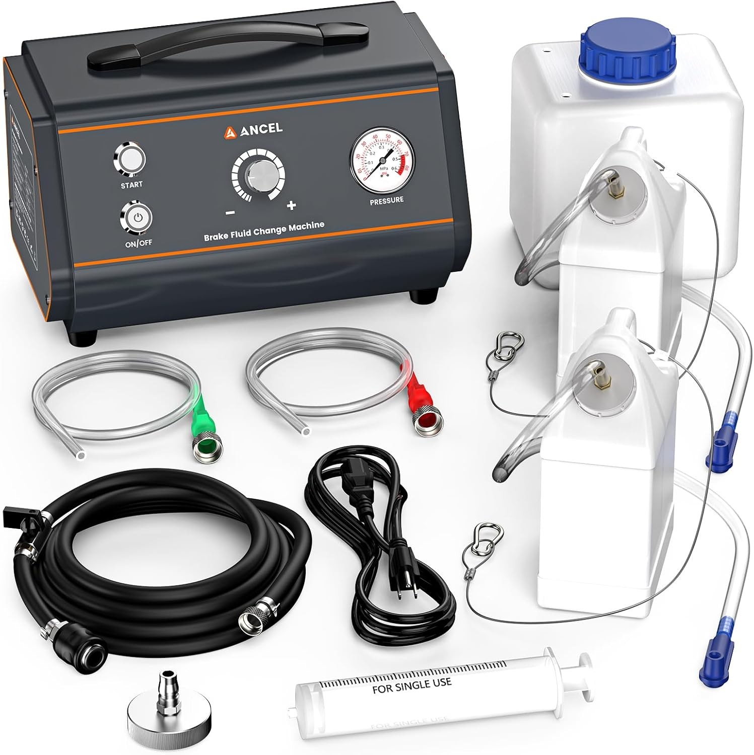 ANCEL BR1000 Automotive Brake Fluid Bleeder Vacuum Pump Kit Oil Fluid Exchanger