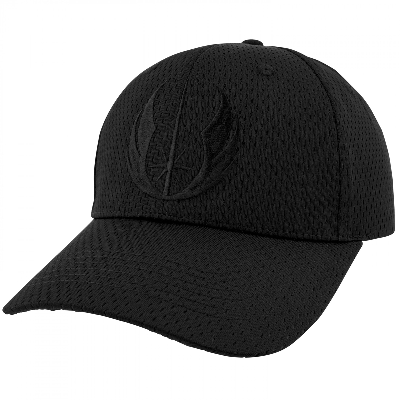 Star Wars Jedi Order Logo Black on Black Snapback Hat Black