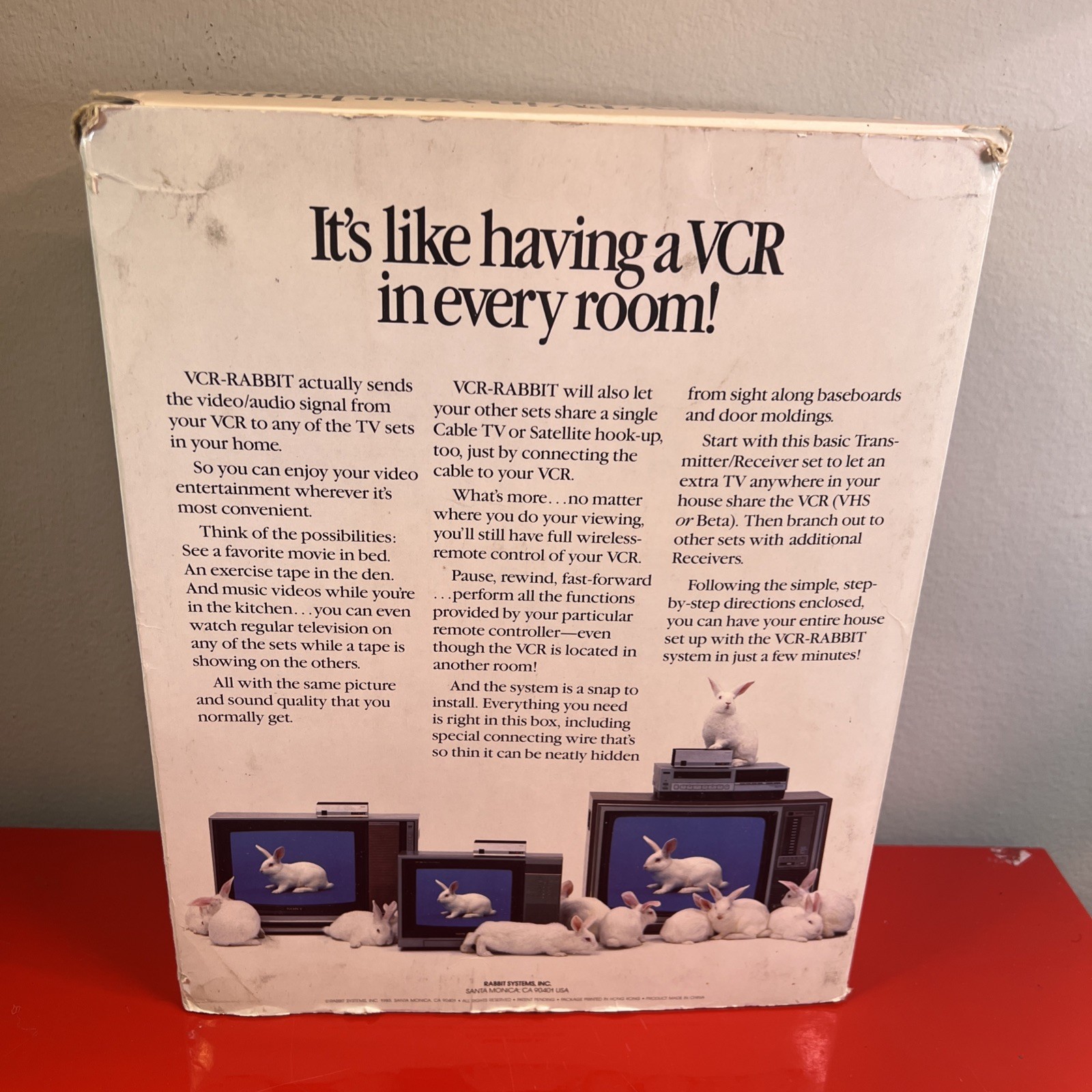 Vintage VCR Rabbit Multiplying System Audio Video Transmitter