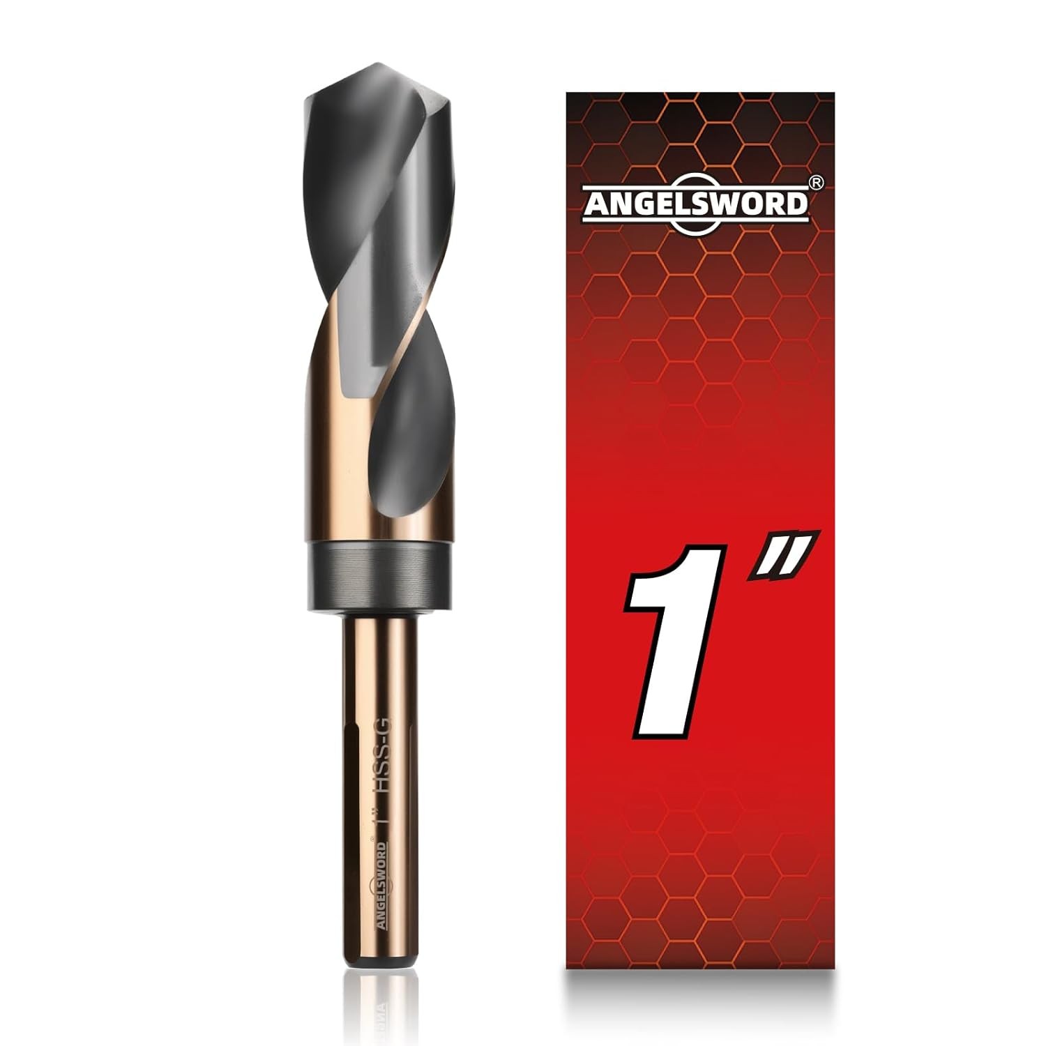 1 Inch Drill Bit | Reduced Shank High Speed Steel | 1" Drill Bit for Metal and S