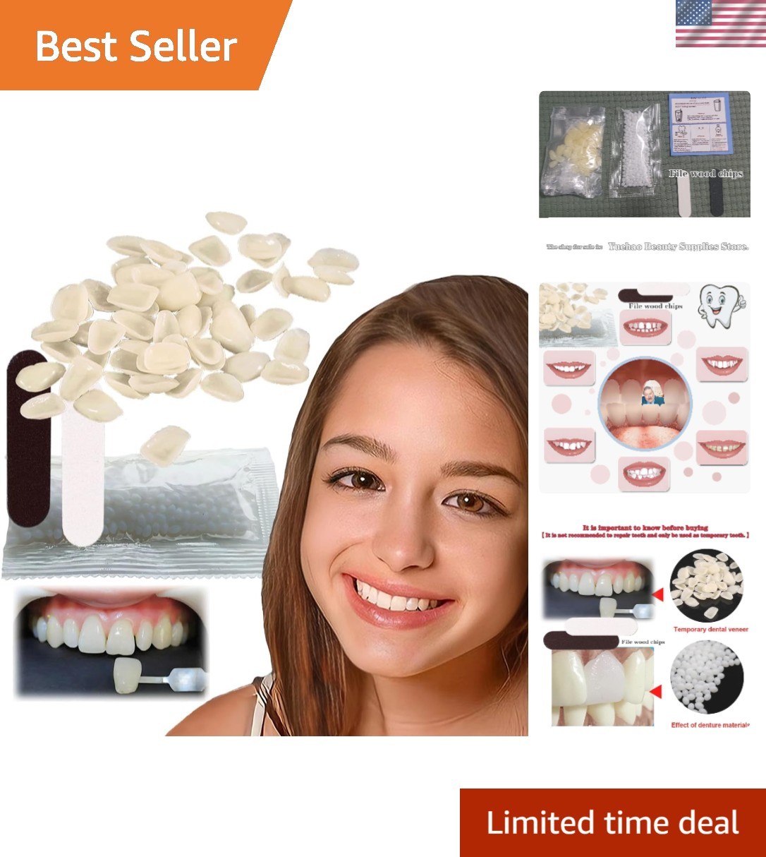 Instant Tooth Repair Solution: Moldable Granules for Missing Teeth Confidence