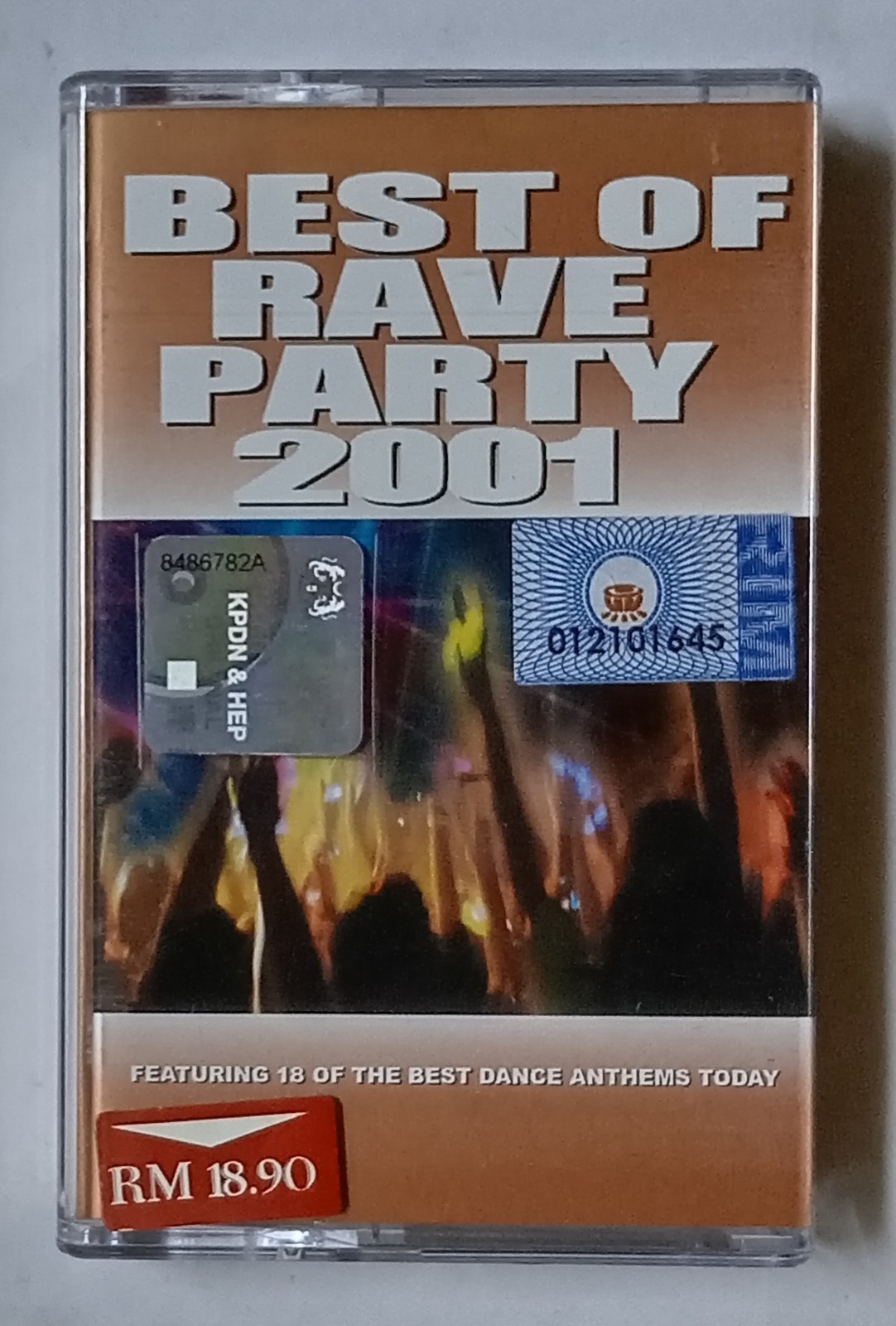 Best of Rave Party 2001 Paul van Dyk Fateh Slim Norman Bass Malaysia Cassette