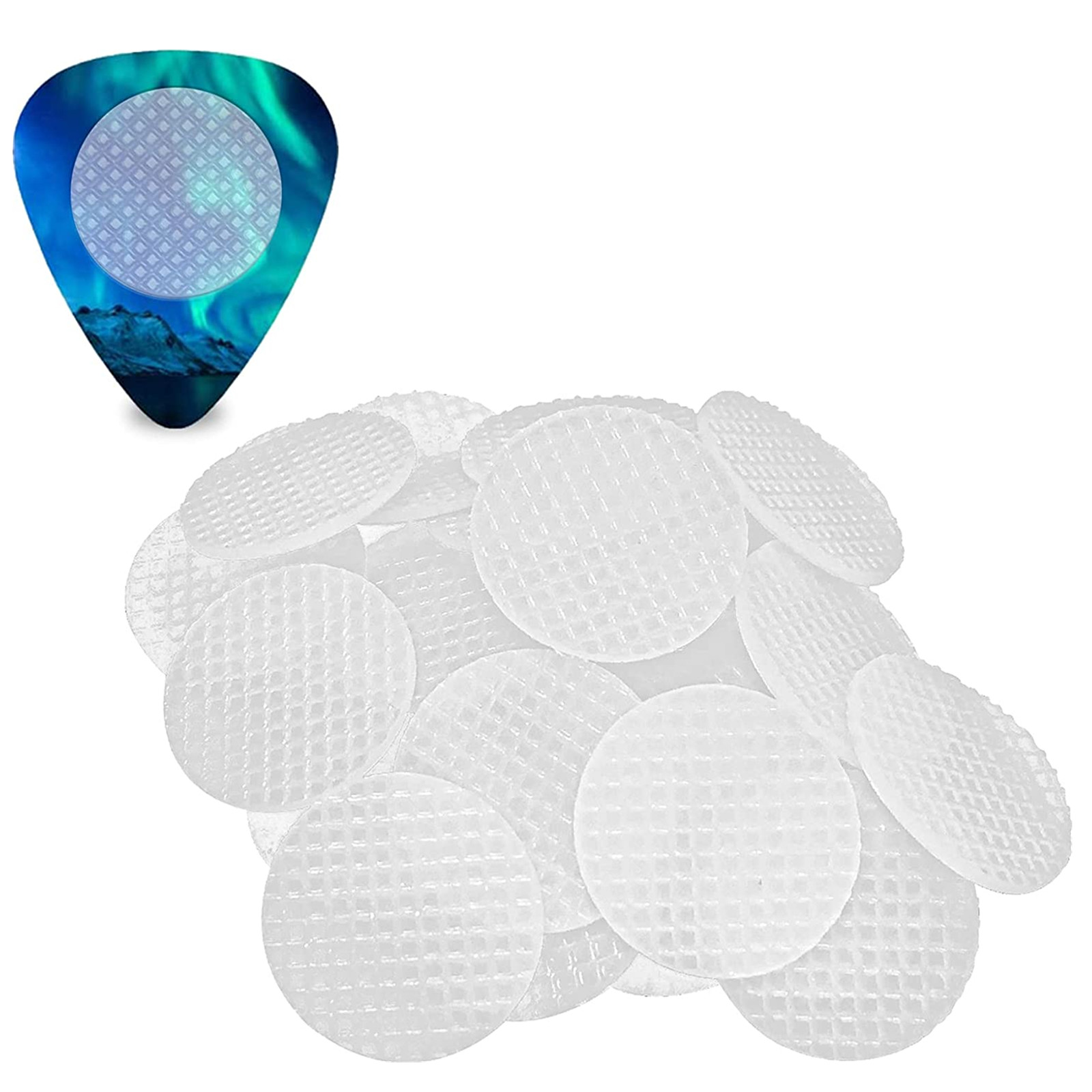 20-Pack Grips for Guitar Picks Stop Dropping Your Guitar Picks While Playing Non