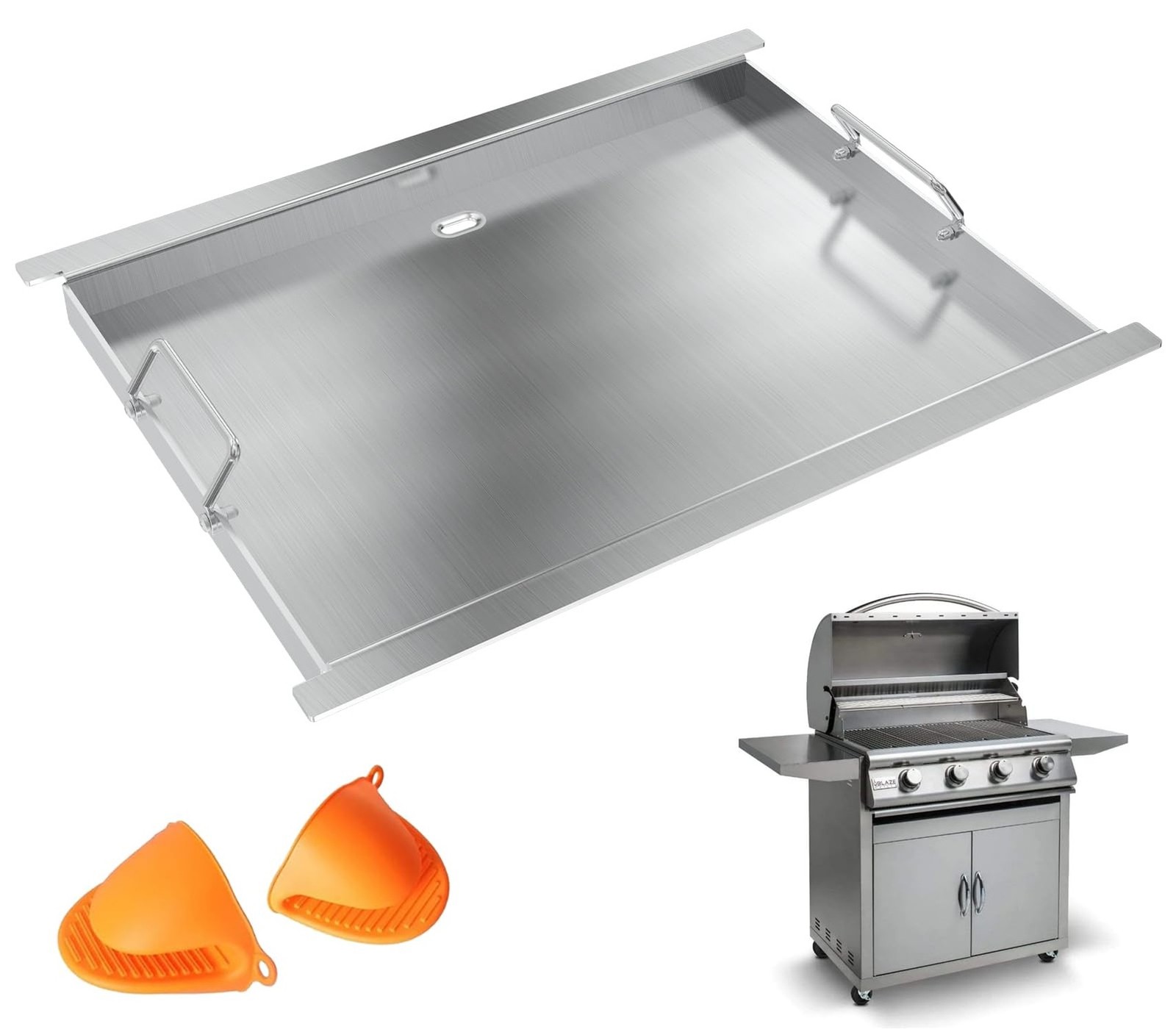 Full Size Griddle Insert for Blaze Grill 4/5 Burner Gas Grill Accessories,Fla...