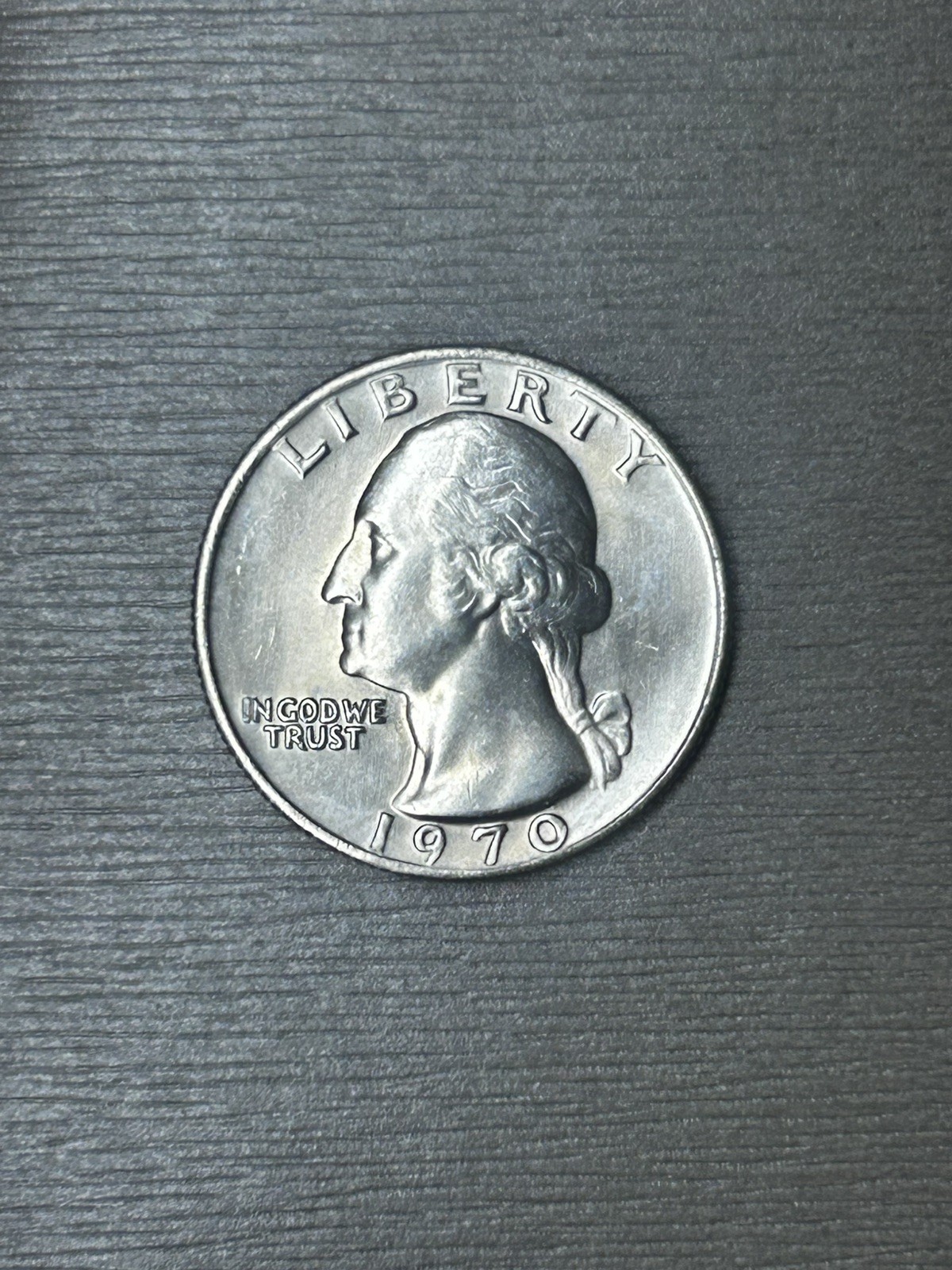 1970 Washington Quarter Very High Grade Mint State Exact Coin Imaged #E28