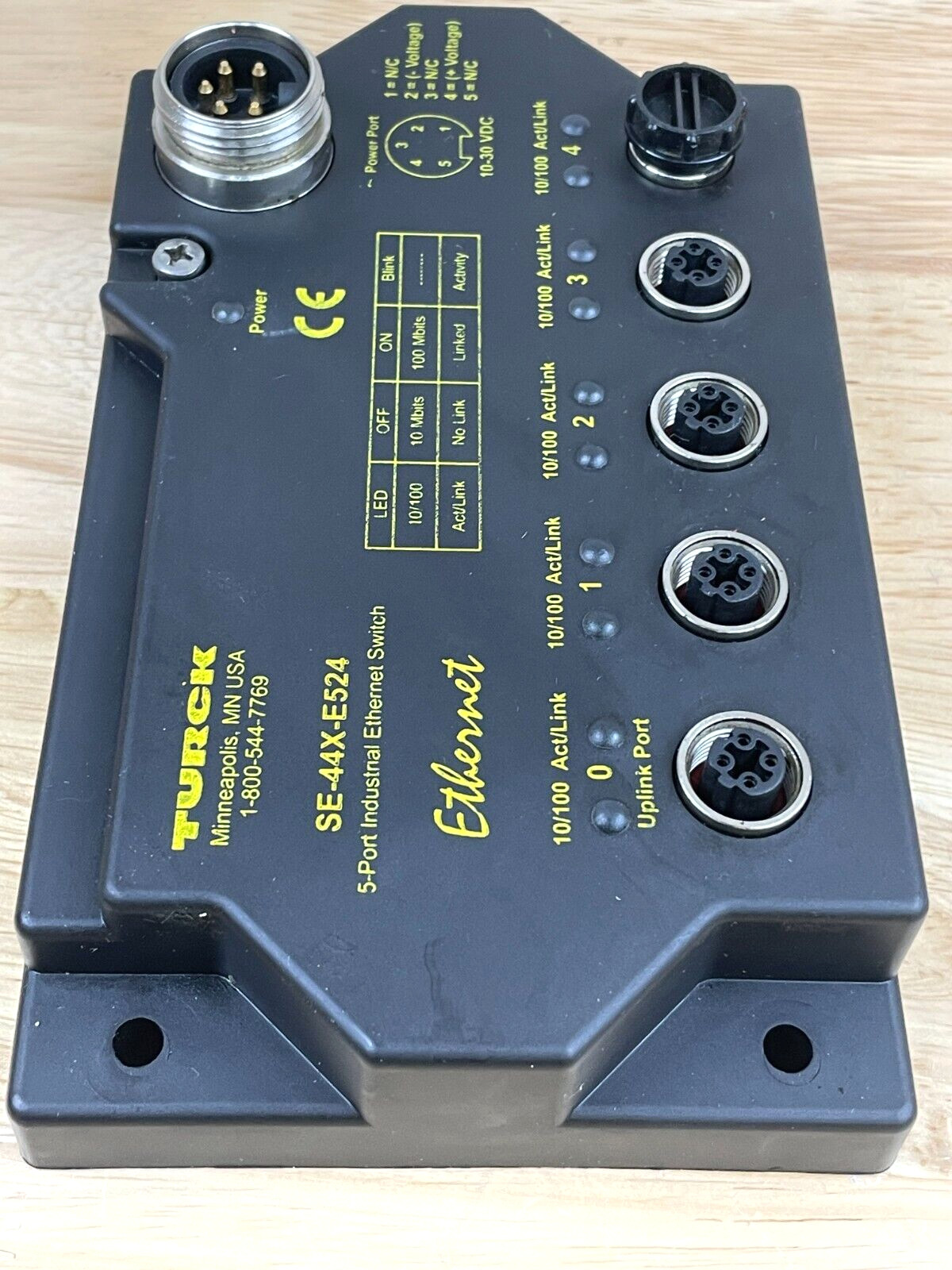 Turck SE-44X-E524 5-Port Industrial Ethernet Switch