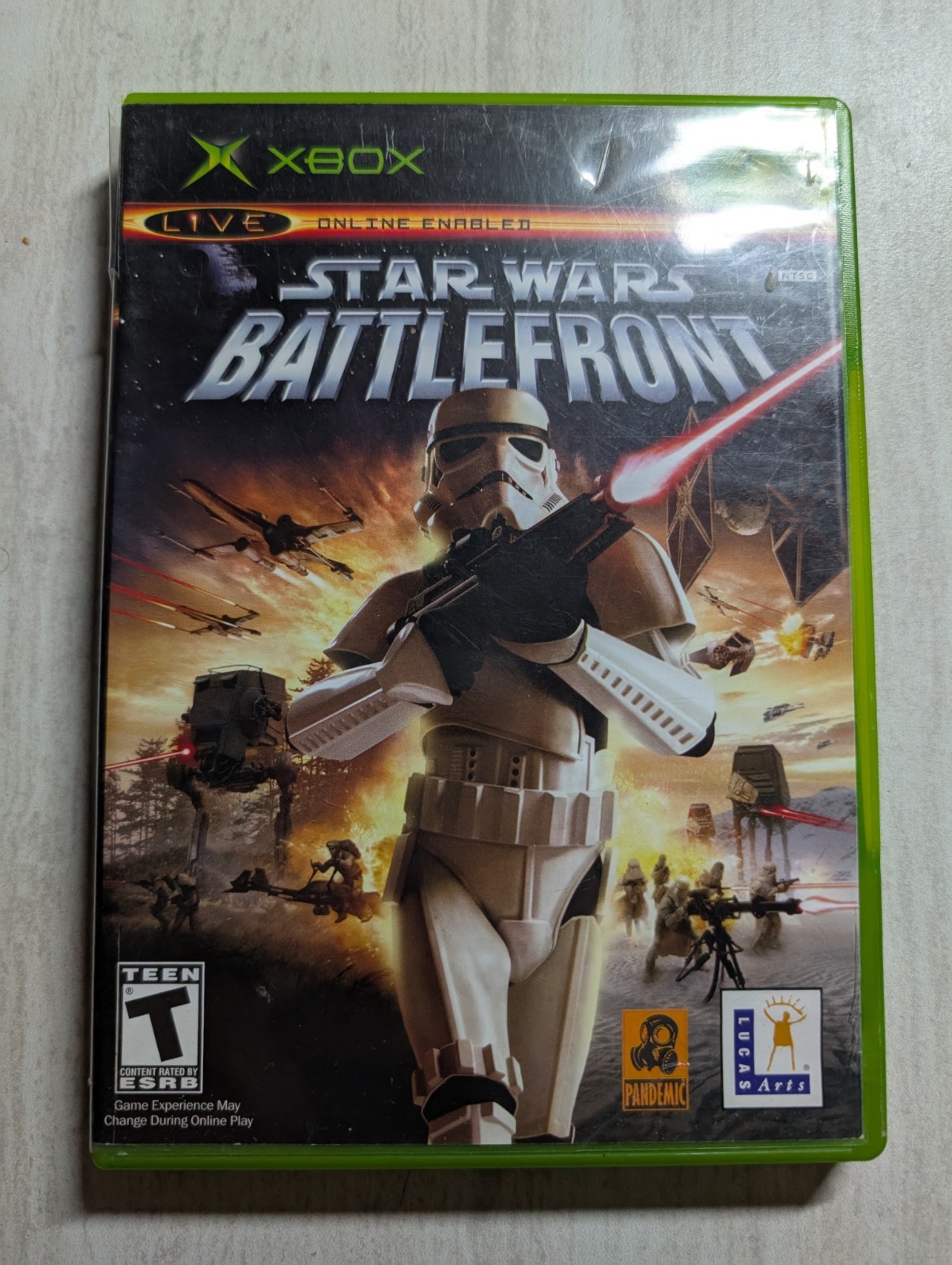 NO GAME Star Wars Battlefront 1 Original Xbox Case