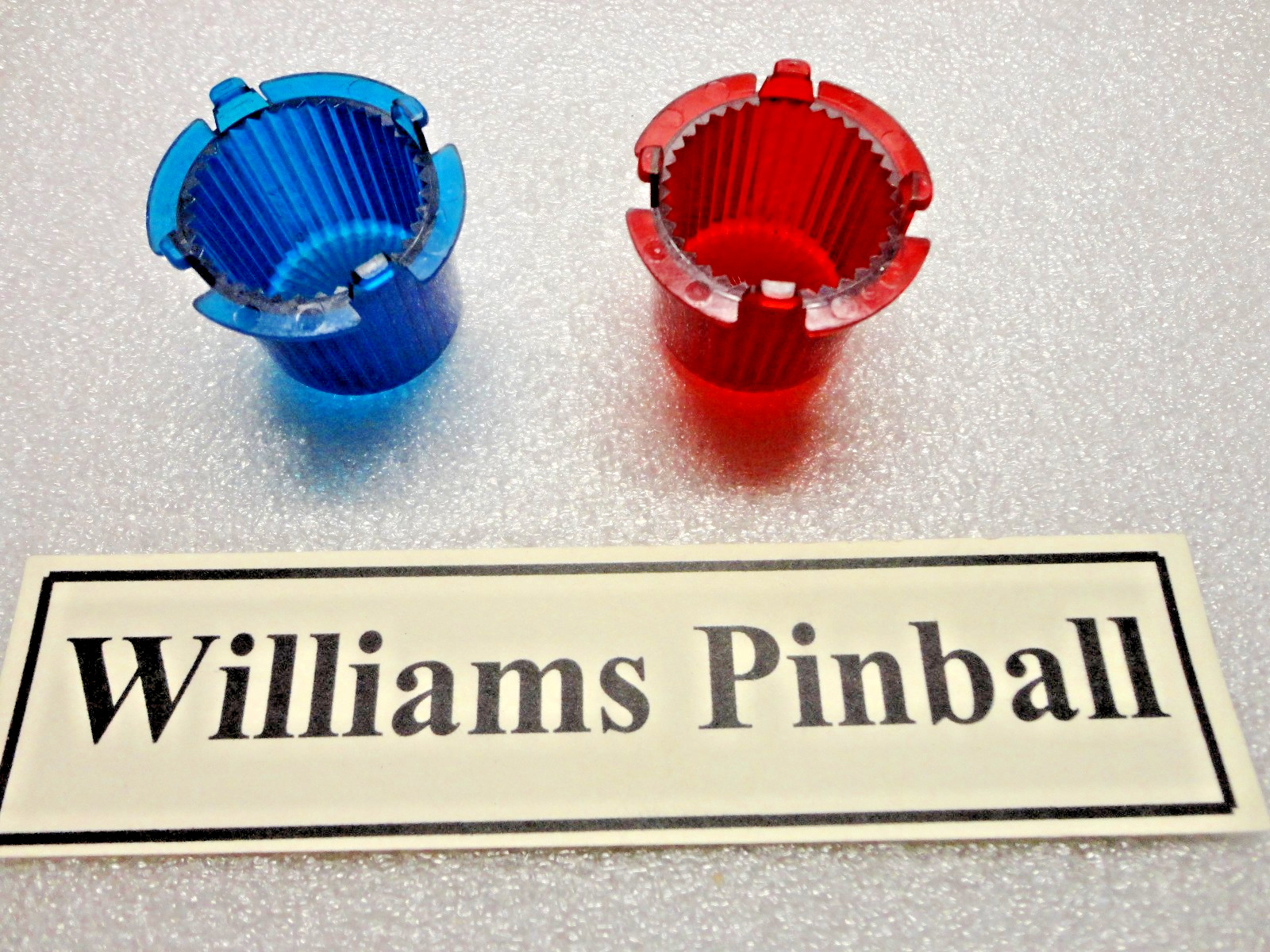 Williams Bally, Blue & Red Translucent Flasher Domes, X2, Cheap Ship!