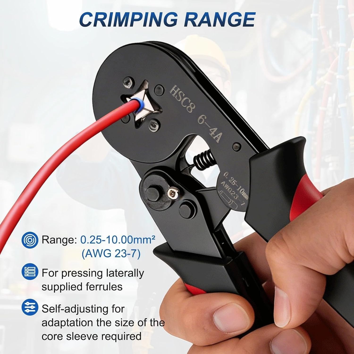Ferrule Crimping Tool Kit,Wire Ferrules Kit Crimper Pliers with1800PCS Wire Ends
