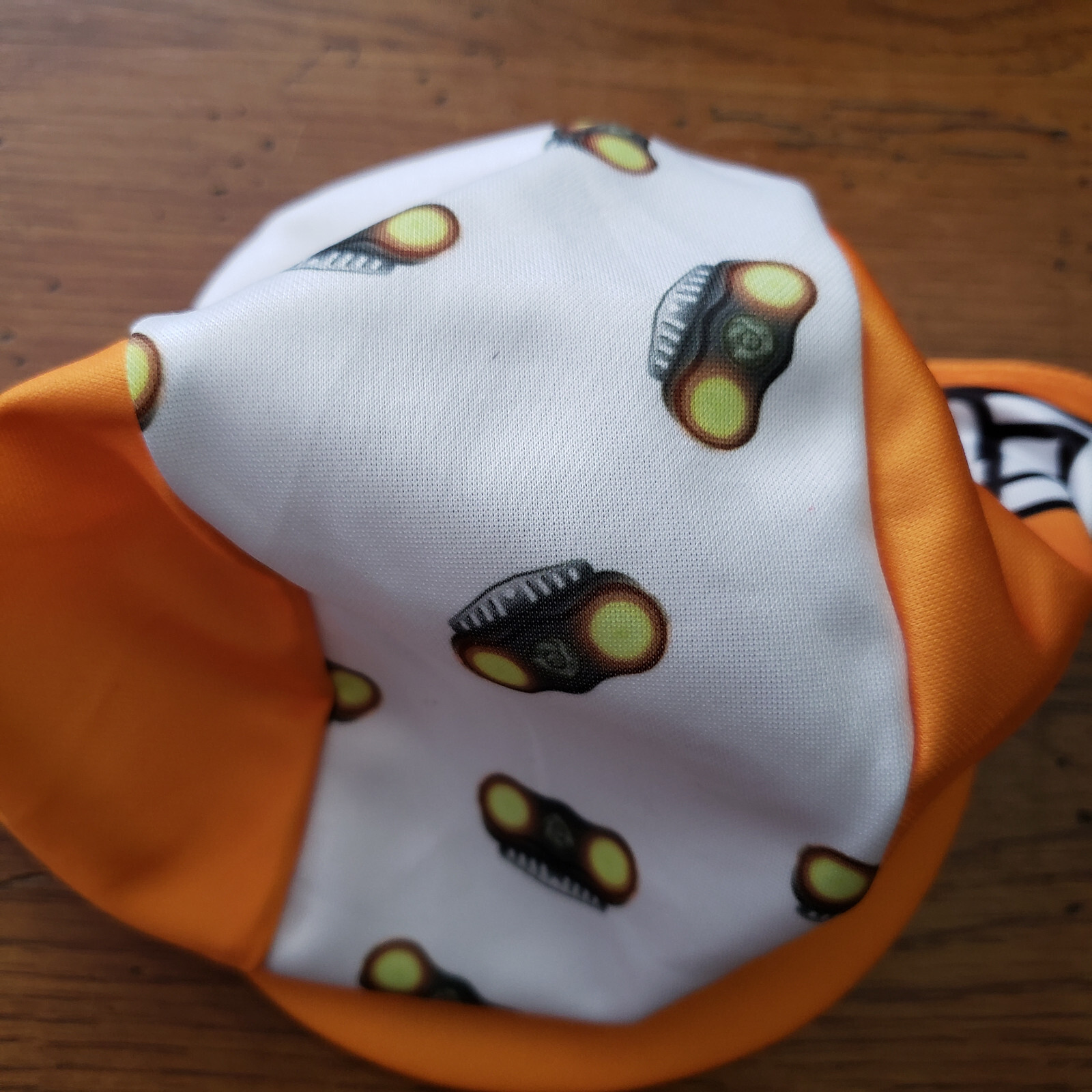K-Lite OSFM Cycling Hat Orange White Cap OSFA