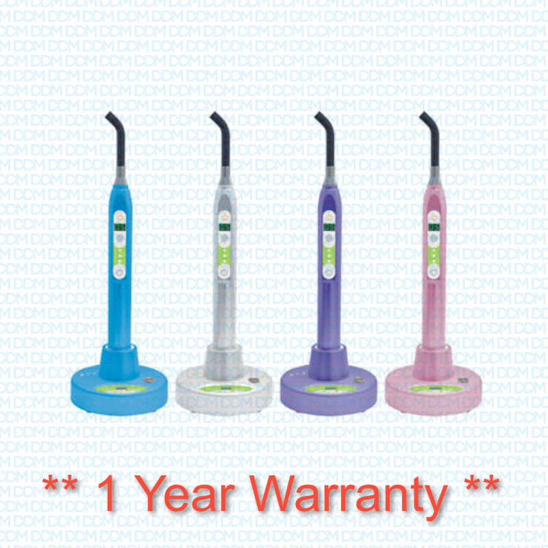 Slimax-C Plus LED Curing Light with Built-in Radiometer, Pink, Blue or Silver