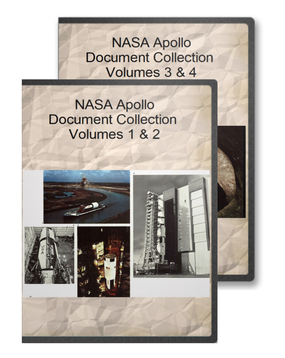 NASA Apollo 938 Historic Document Collection 4 DVD Set - C671-74