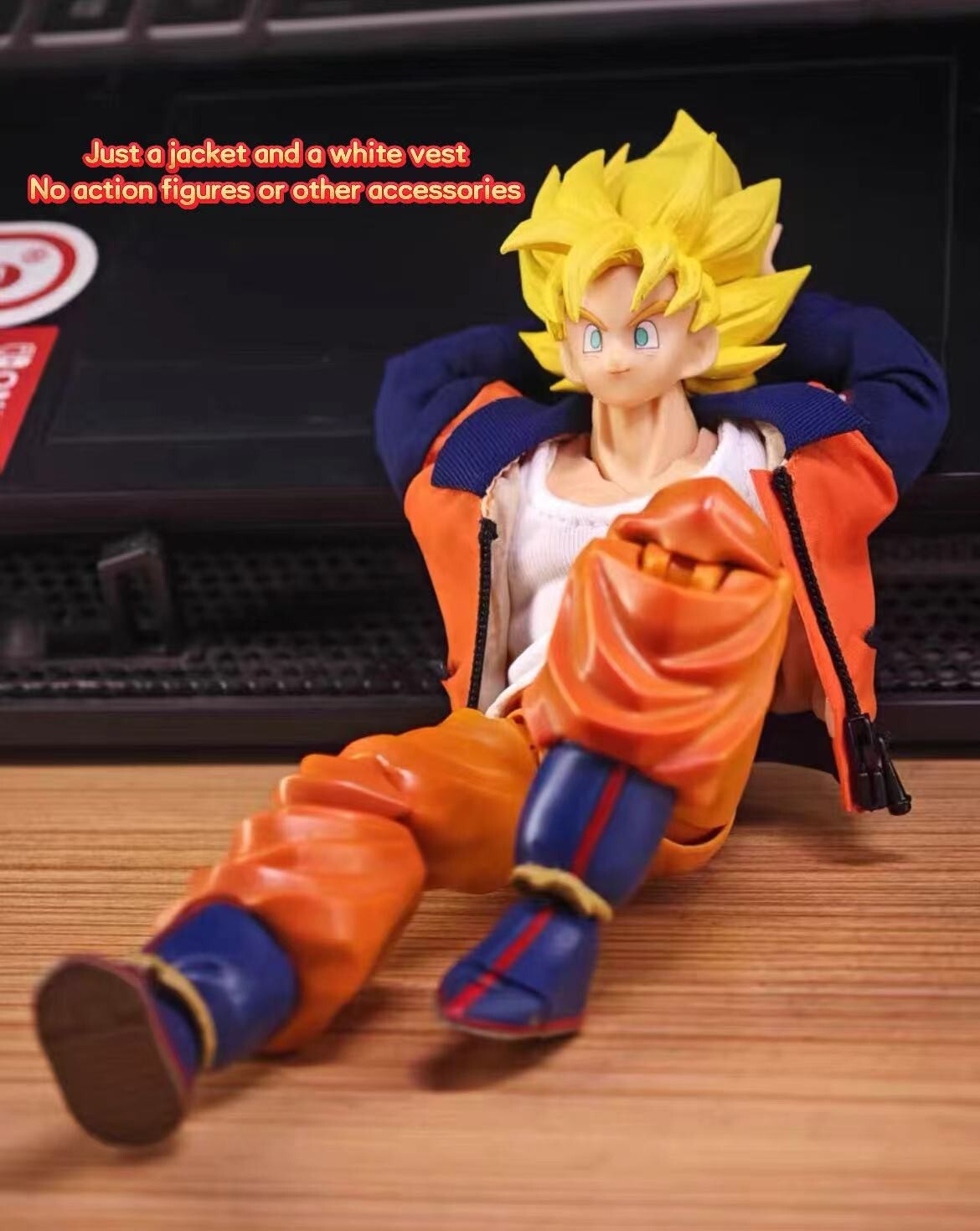 custom 1/12 shf full power goku Jacket Set（No Figure）