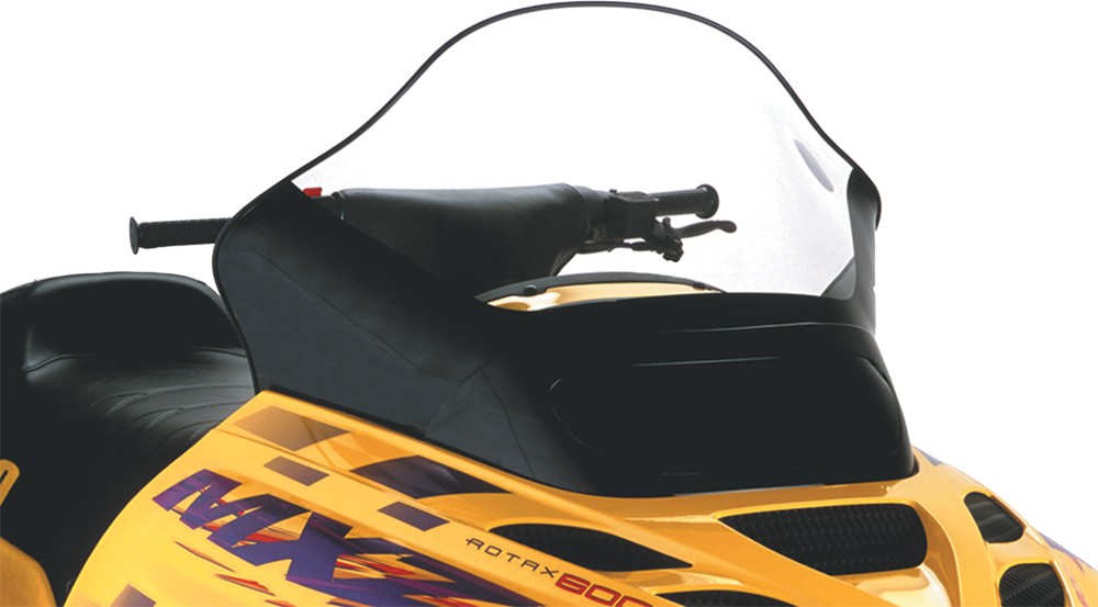 POWERMADD Cobra W/S Tall Clear/Black Windshield 15.5" for Ski-Doo Models