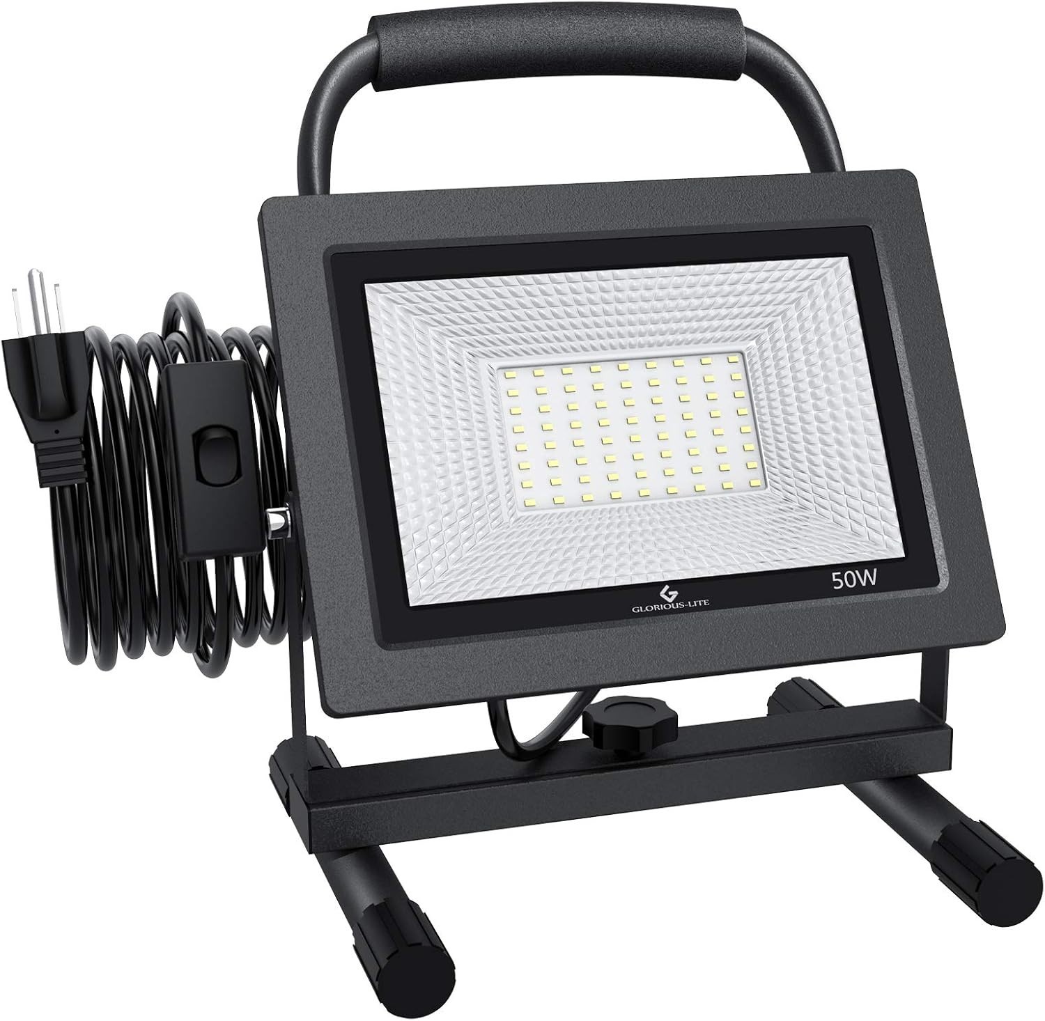 Luz de trabajo LED de 50 W, reflector LED de 5000 LM, equivalente a 400 W, IP66