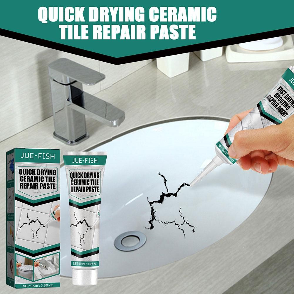 Ceramic Tile Repair Paste Kit Quick Drying For Ceramic Tile - Toilet Tub US
