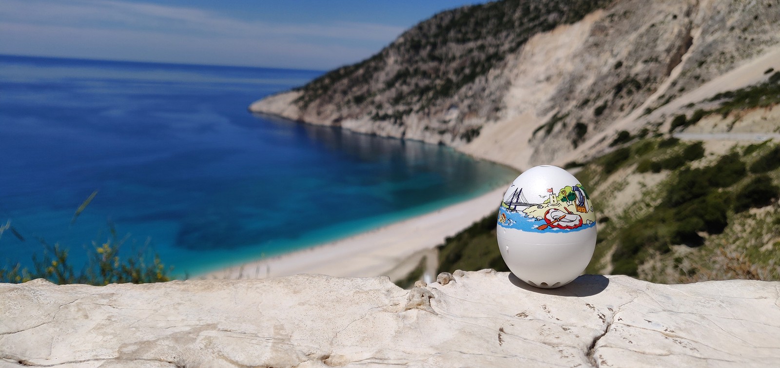 Brainstream Coastal BeepEgg Singing and Floating Egg Timer for Boiled Eggs