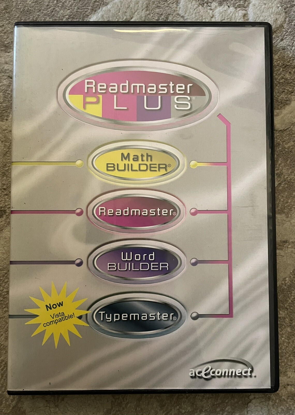 Readmaster plus Math & Word Builder PC CD ROM Vista Compatible Version ACE PACE