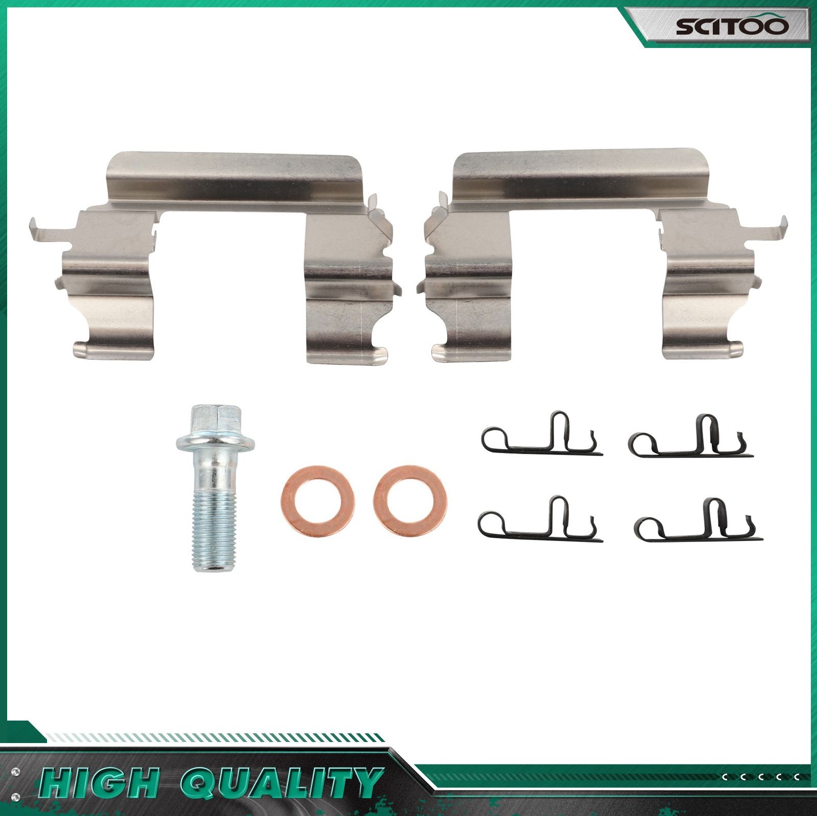 Front Brake Calipers And Ceramic Pads Kit For 2002-2005 GMC ENVOY 4.2L