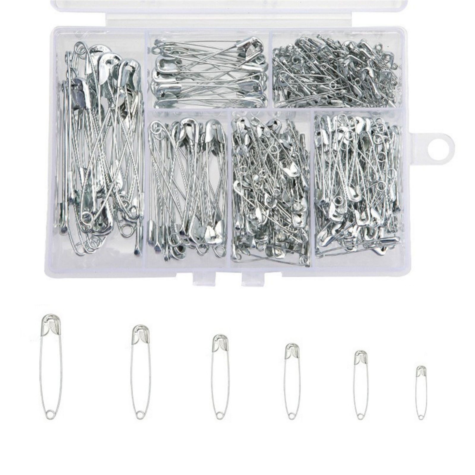 Wholesale Safety Pins Assorted 6 Size For Sewing Crafting Tailoring Clothing DIY
