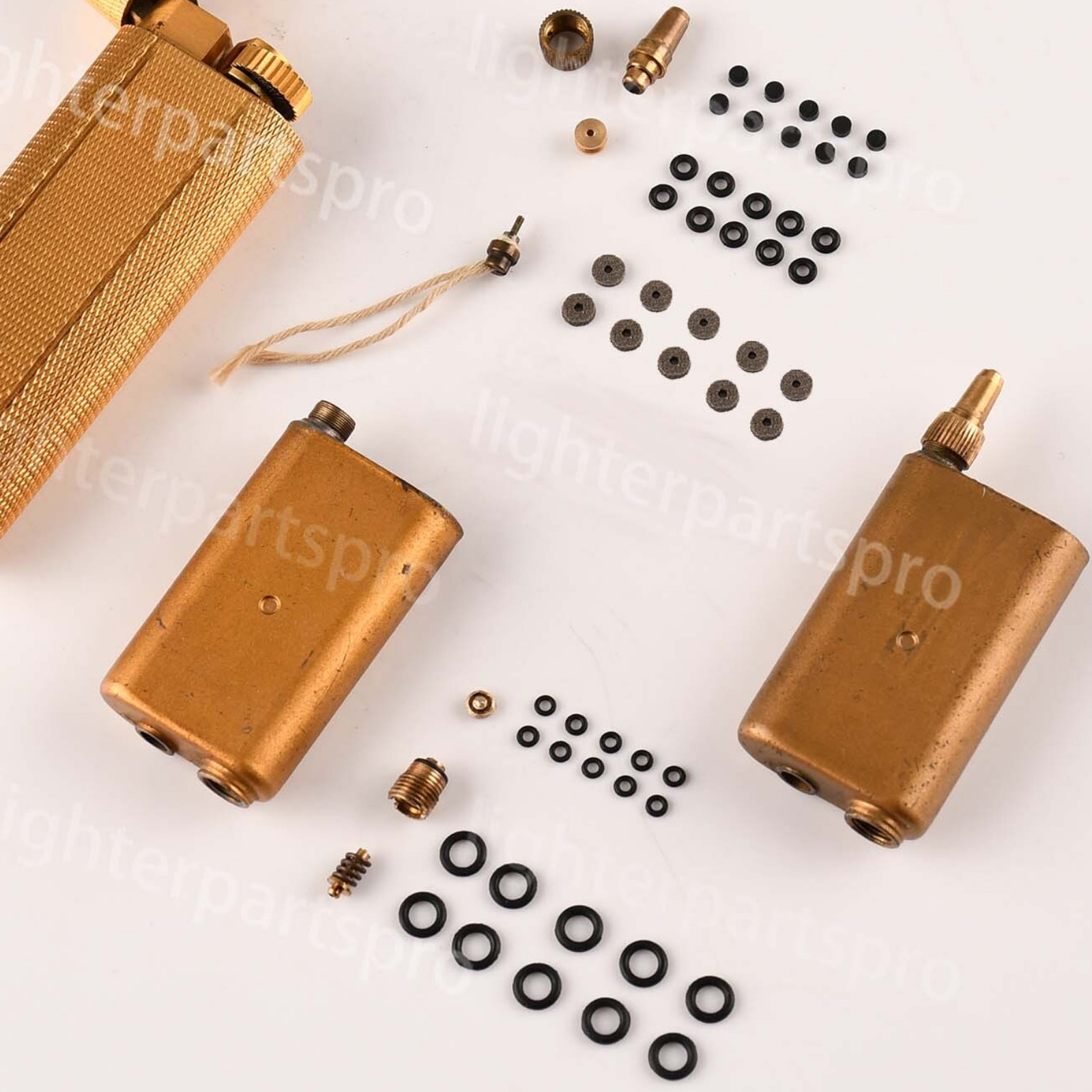 10 Sets Full O-ring Repair Kit Anti Gas Leak Overhaul Parts for Cartier Lighters