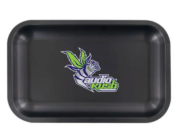AUDIOKUSH Small Plant-Based Fiber Biodegradable Hemp Rolling Tray