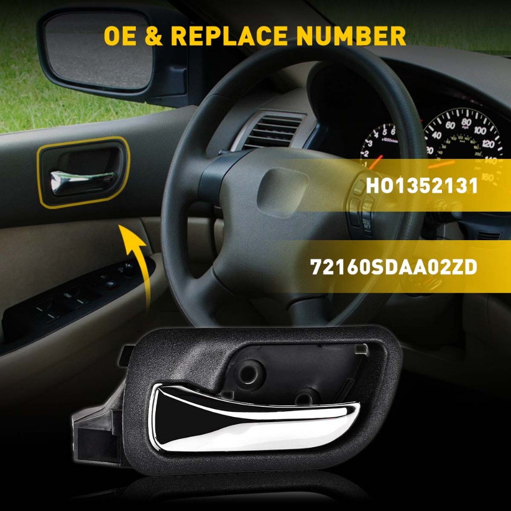 For 2003-2007 Honda Accord Interior Inside Door Pull Handle Front Driver Side US