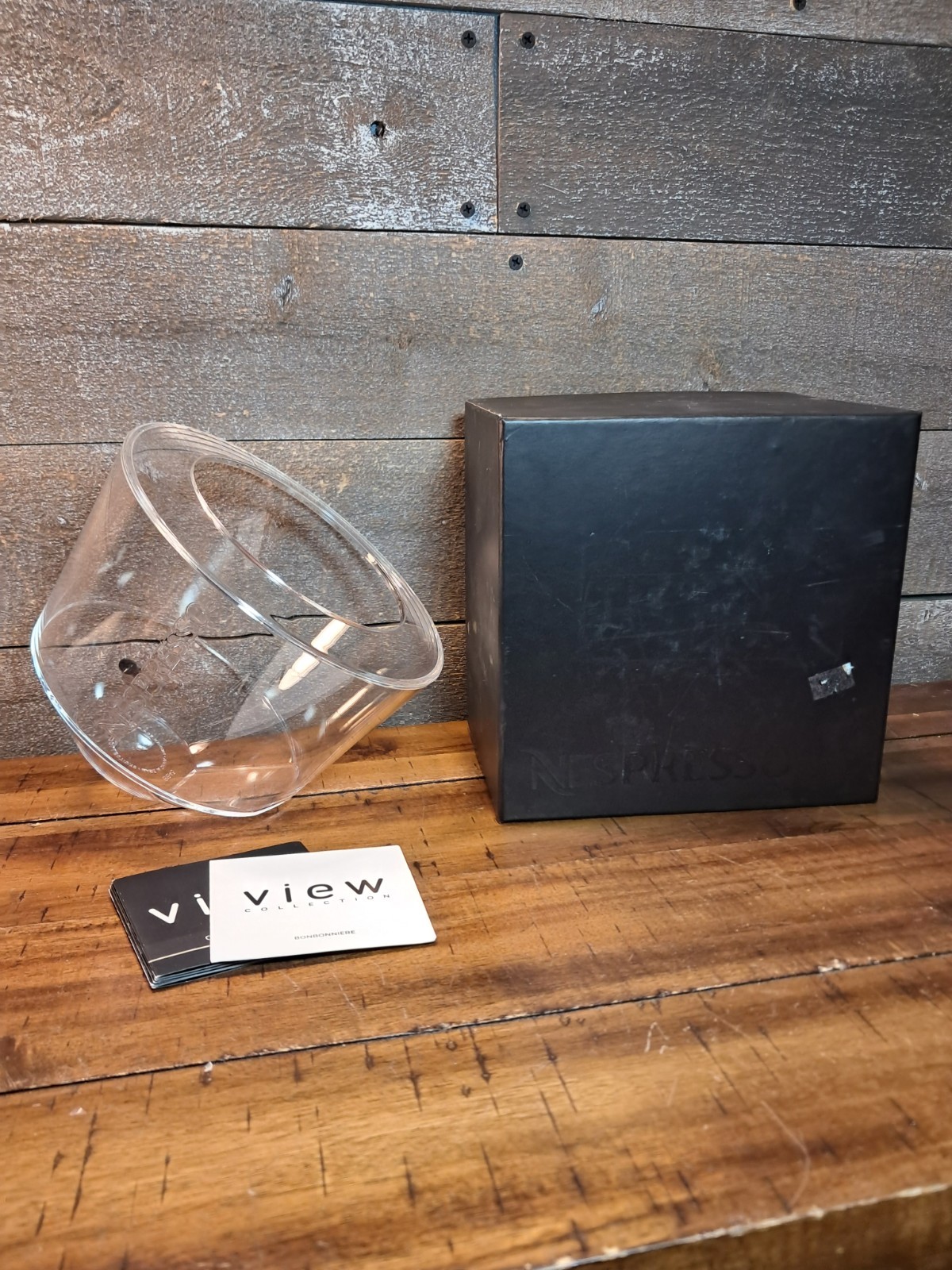 Nespresso View Collection Bonbonniere Coffee Capsule Dispenser with Box