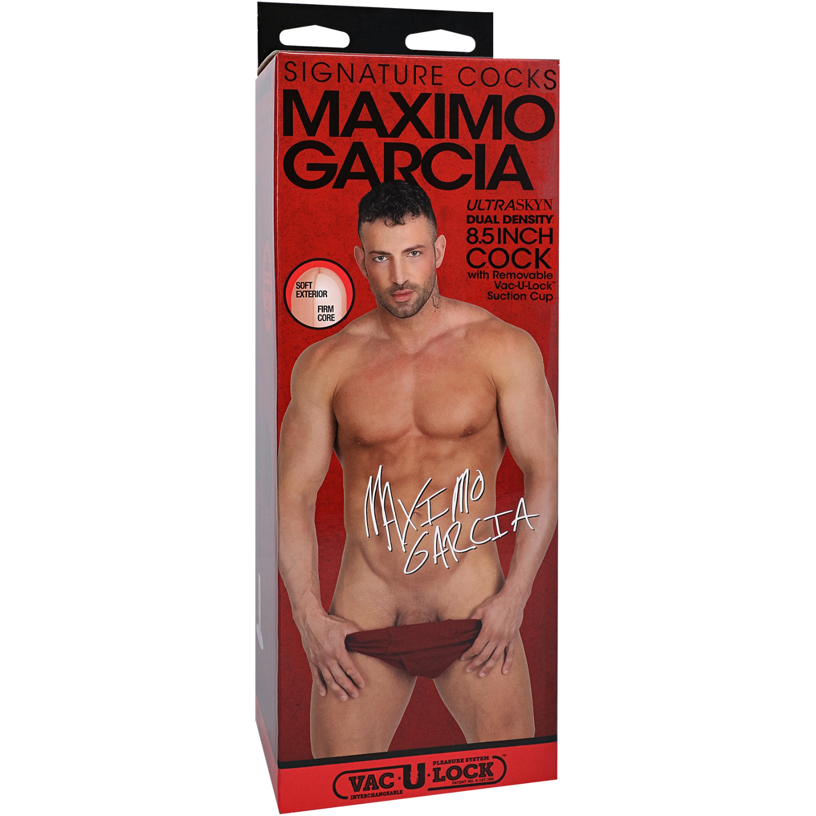 Signature Cocks Maximo Garcia 8.5 Inch ULTRASKYN Dildo with Removable Vac-U-Lock