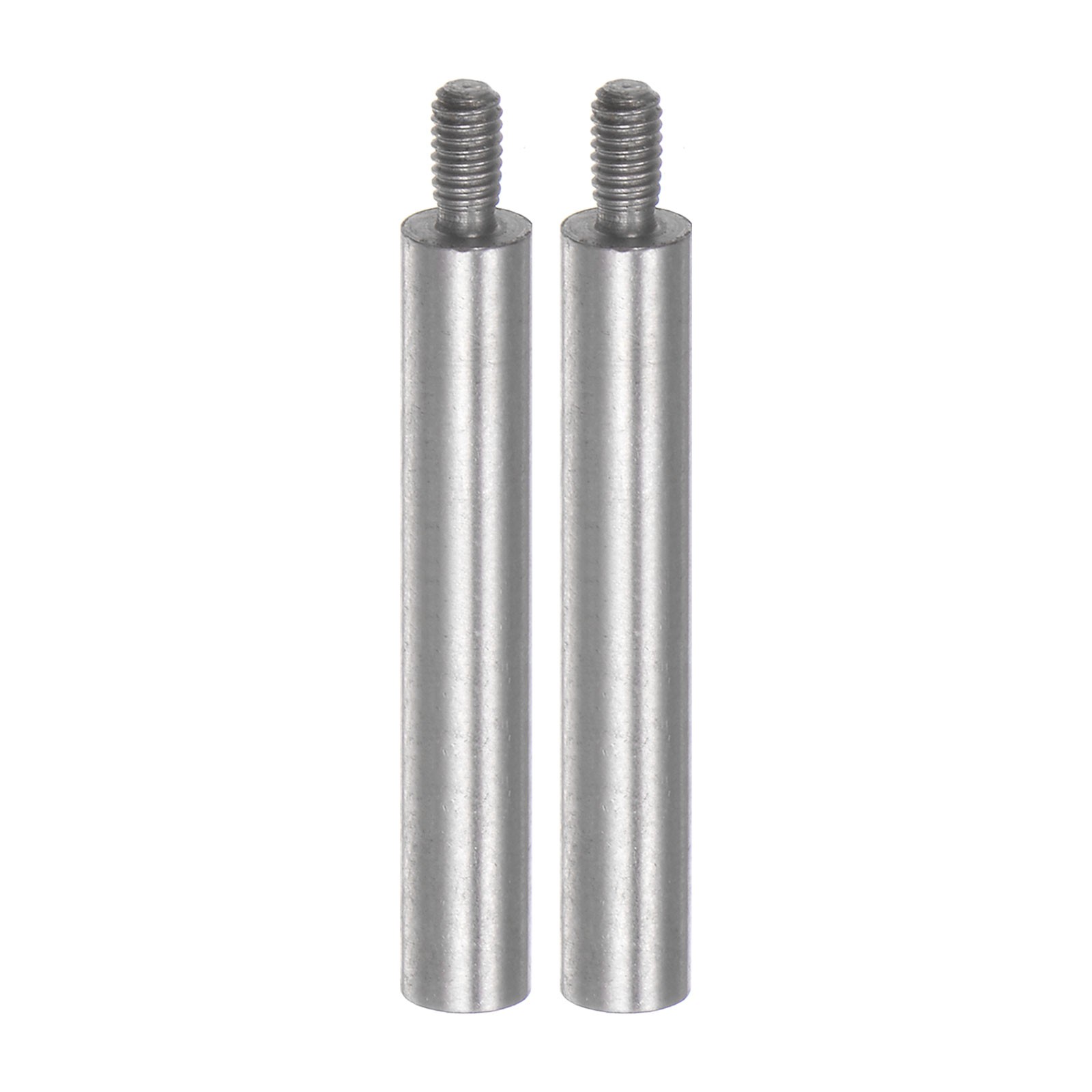 2pcs Dial Digital Indicator Extension Stem Rod 4.5mm Dia M2.5 Thread HSS 60mm