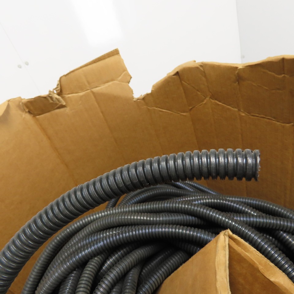 500PE .500"ID NFRPE Split Wire Loom Conduit Empire Convoluted Tubing Approx 750'