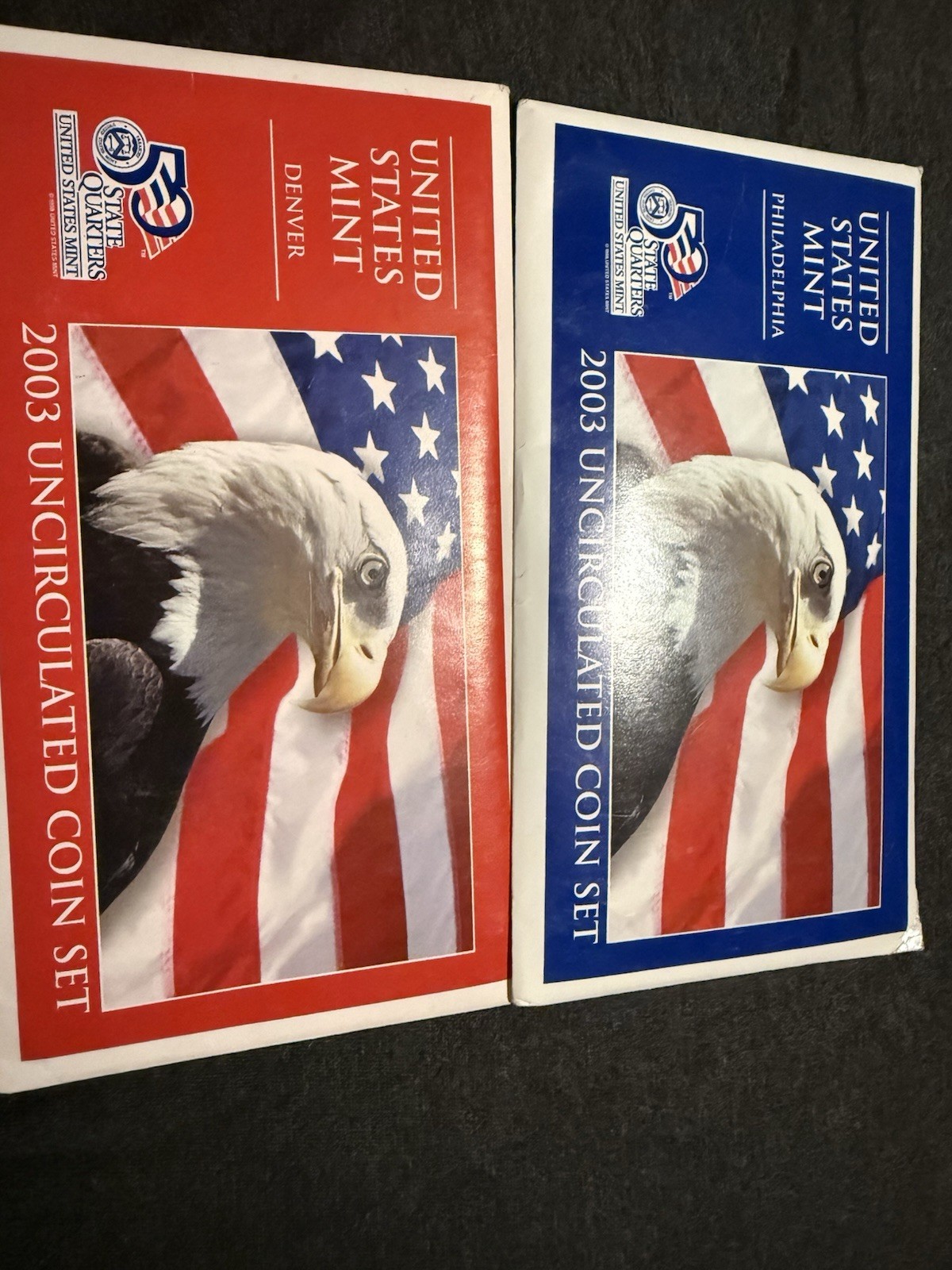 U.S. Mint 2003 Uncirculated Coin Set P & D Philadelphia Denver