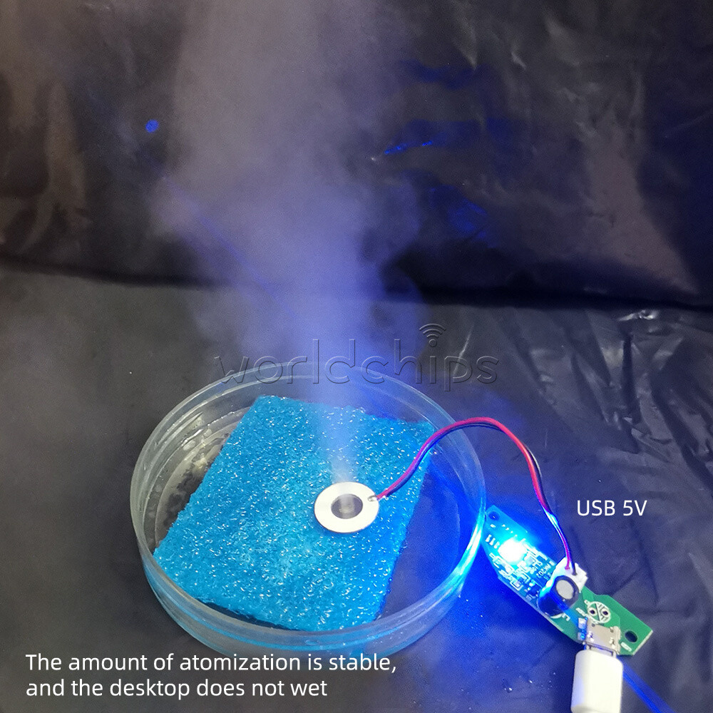 Ultrasonic Atomizer Humidifier Module Micro USB Fog Mist Generator Circuit Board