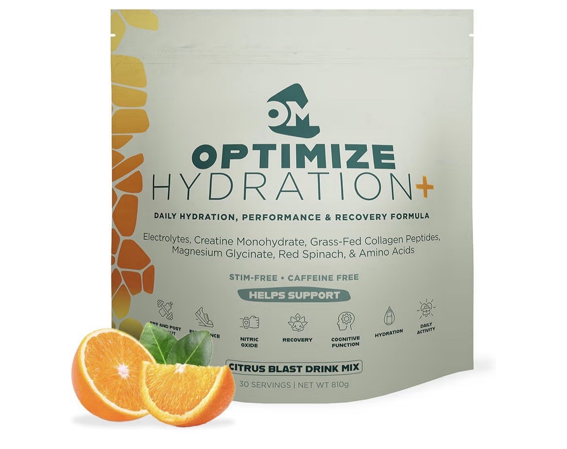 Optimize Minerals Citrus Blast Hydration 30 Servings Expires 10/2027 New Sealed