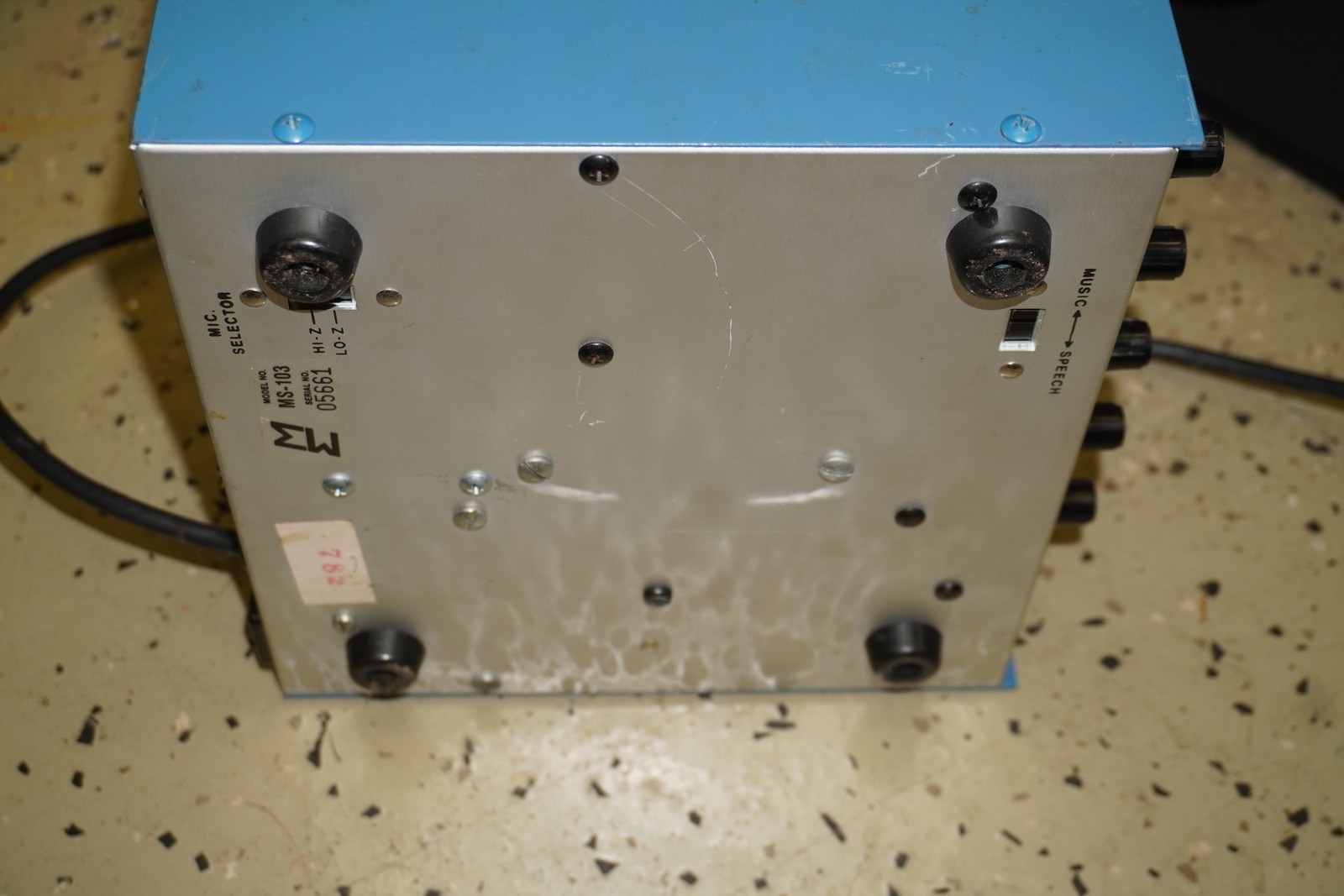 McGohan 10 Watt Amplifier Model MS-103 Working