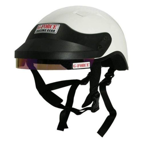 G-Force 4414XLGWH Half Helmet Force Crew X-Large Nylon Liner White