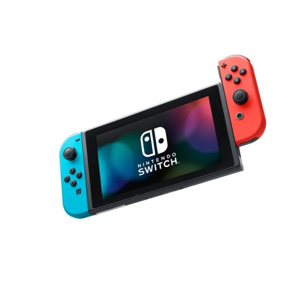 HADSKABAH Switch with Neon Blue and Neon Red JoyCon