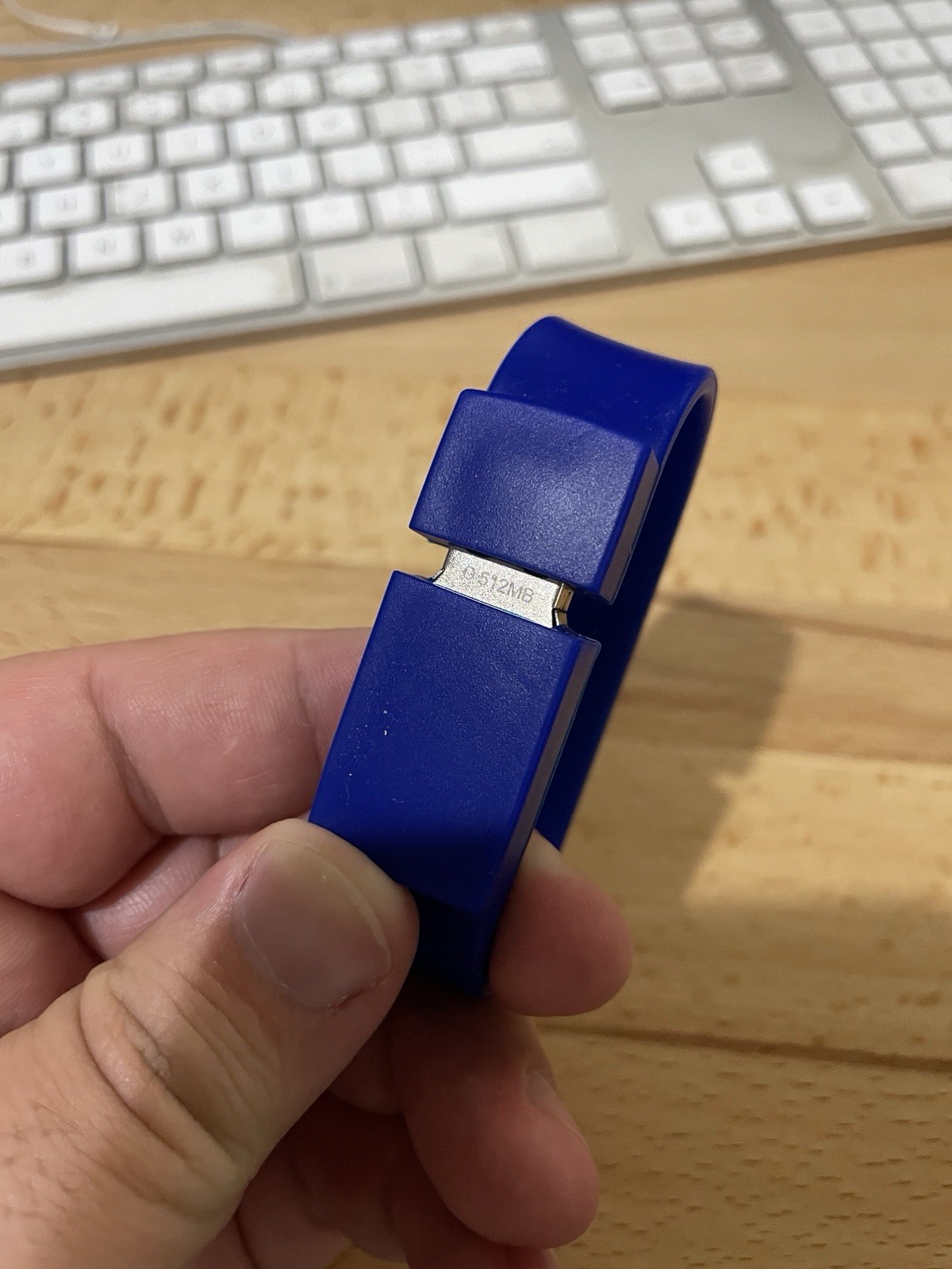  Apple Camp USB Bracelet: Blue (500 MB)